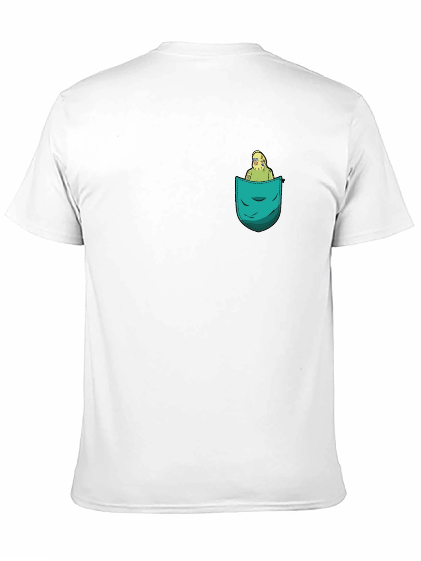 Pocket Parrot Graphic Tee - Quirky Comfort