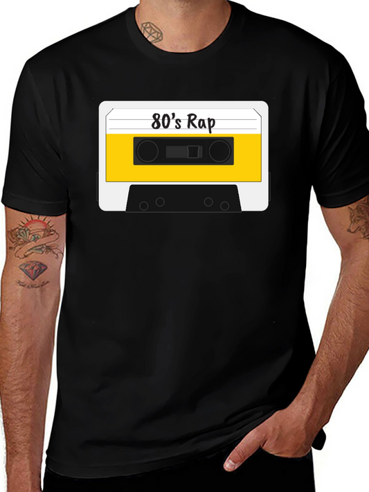 80s Rap Cassette Tape T-Shirt - Retro Style