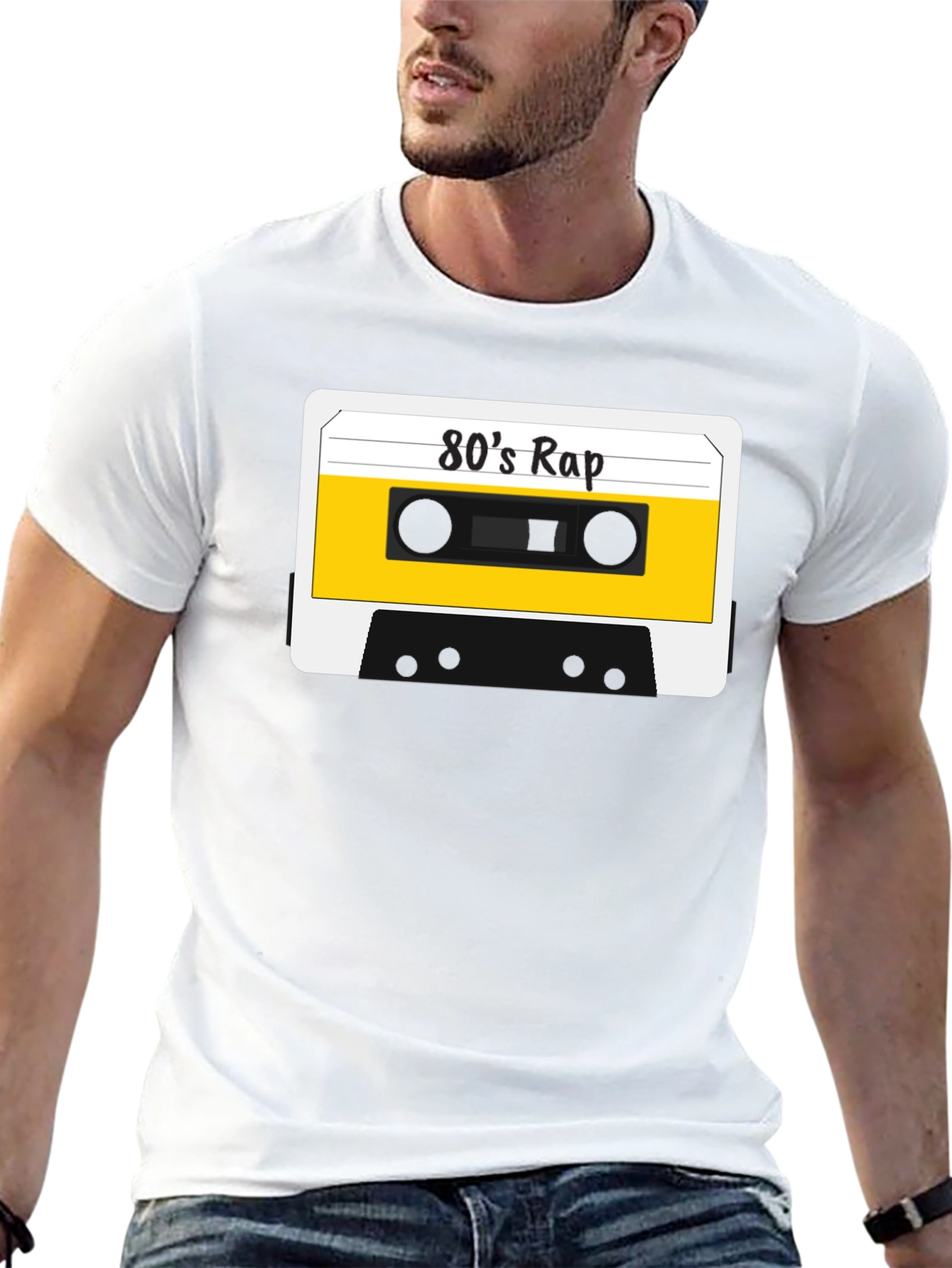 80s Rap Cassette Tape T-Shirt - Retro Style