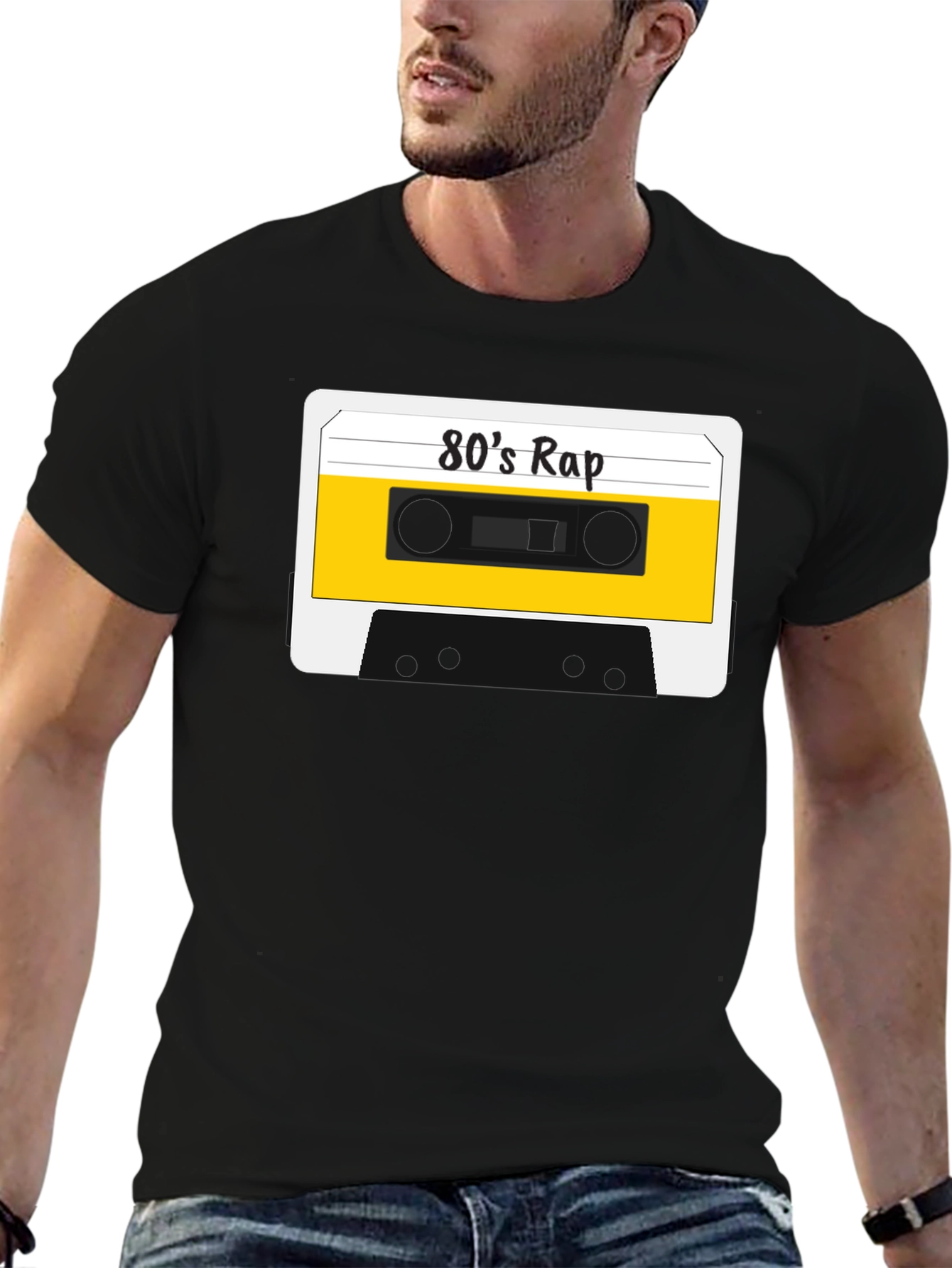 80s Rap Cassette Tape T-Shirt - Retro Style