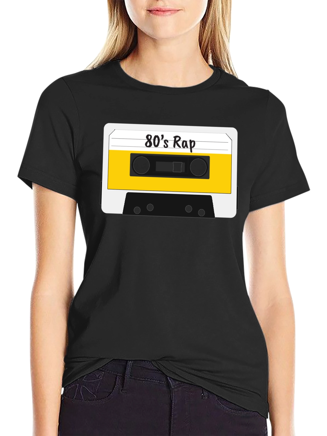 80s Rap Cassette Tape T-Shirt - Retro Style