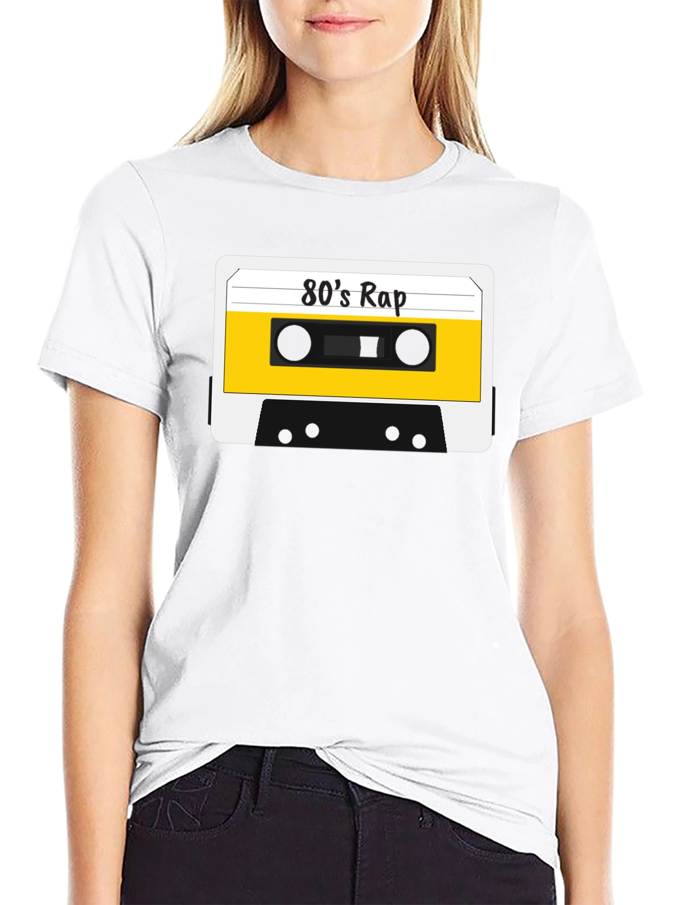80s Rap Cassette Tape T-Shirt - Retro Style