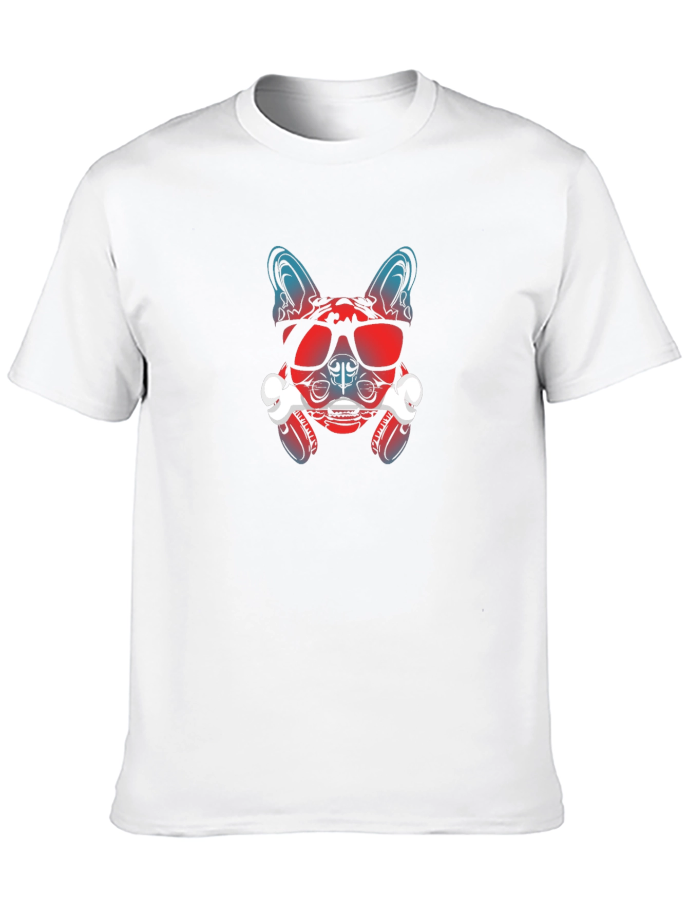Cool Dog Graphic Tee - Bone & Shades