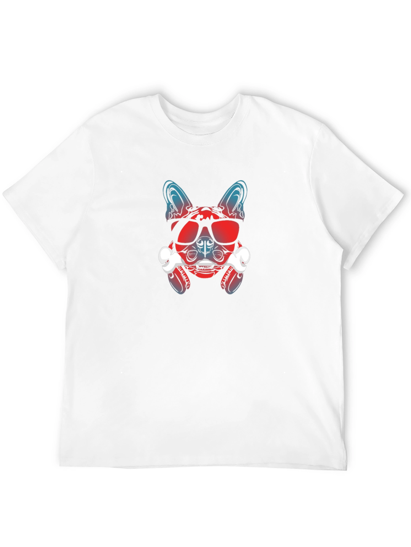 Cool Dog Graphic Tee - Bone & Shades