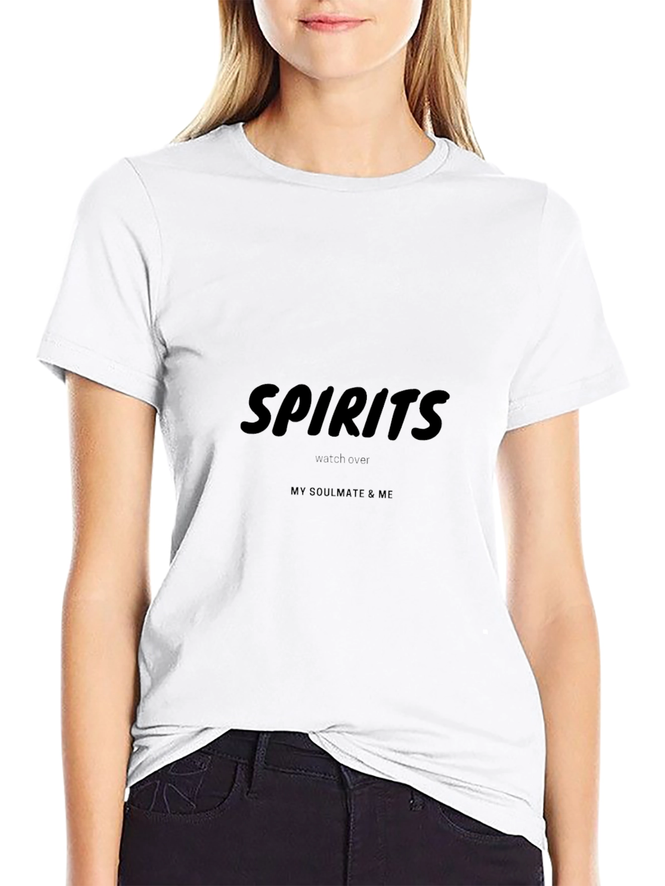 Spirits Graphic Black T-Shirt
