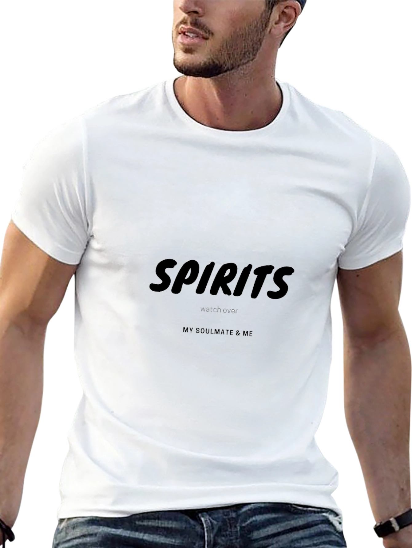 Spirits Graphic Black T-Shirt
