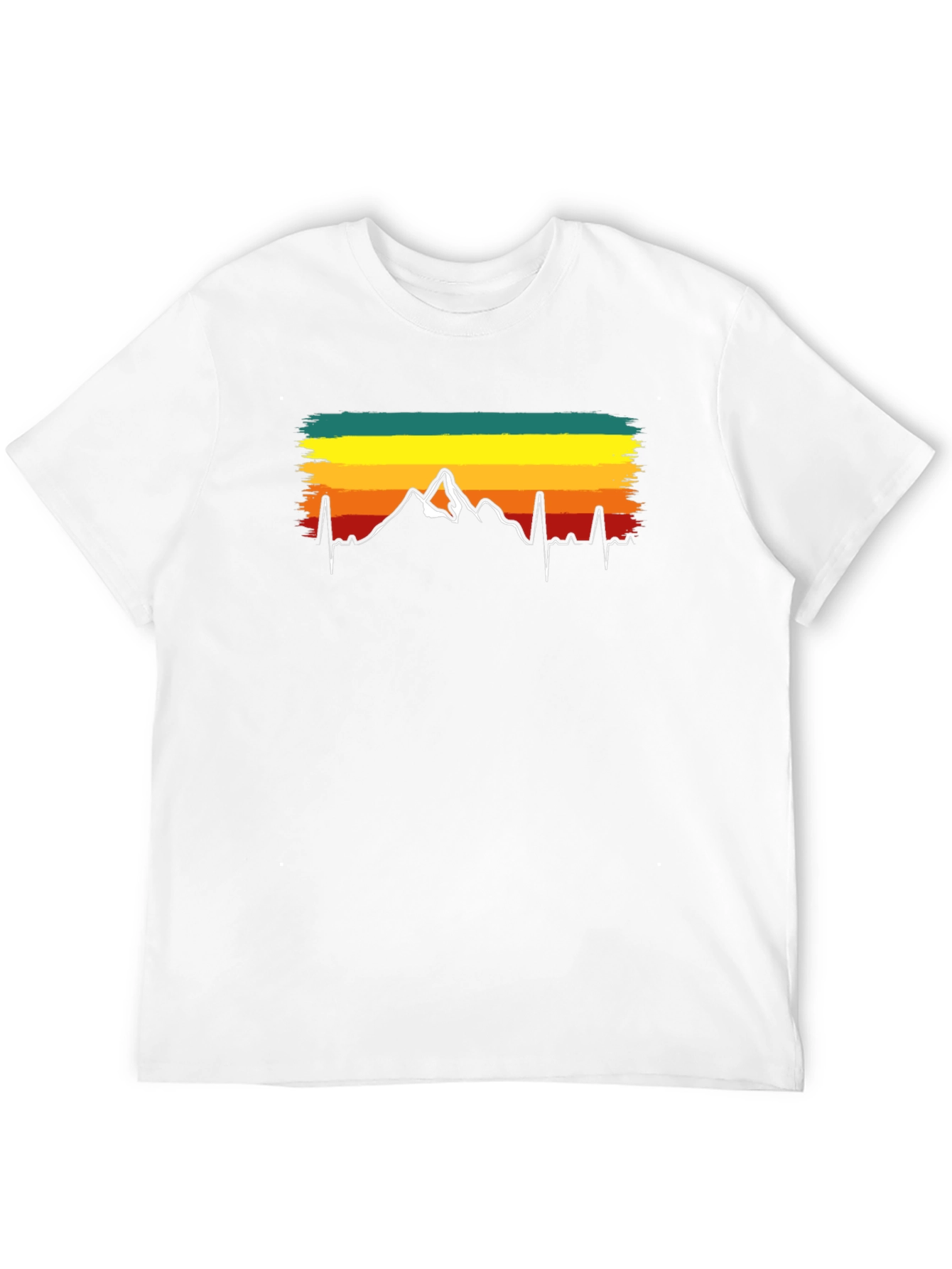 Mountain Heartbeat T-Shirt - Nature Lover Tee