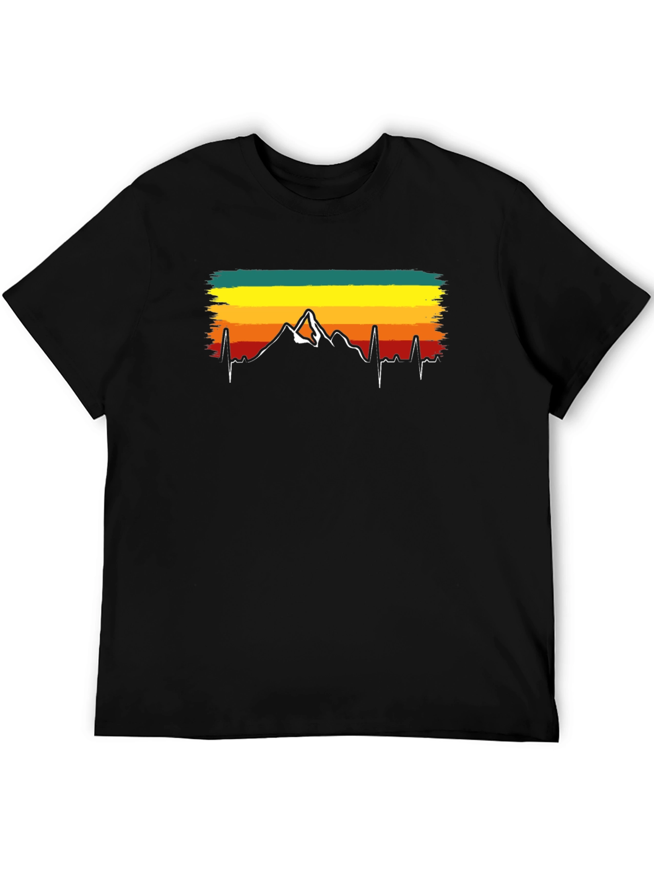Mountain Heartbeat T-Shirt - Nature Lover Tee