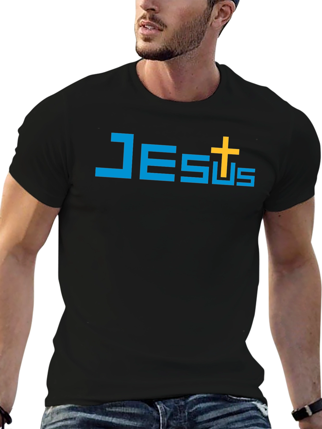 Jesus Graphic T-Shirt - Faith Inspired Design