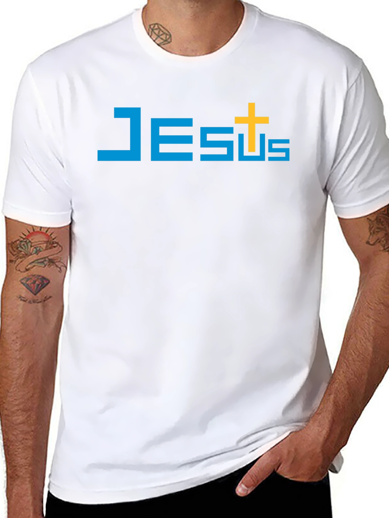 Jesus Graphic T-Shirt - Faith Inspired Design