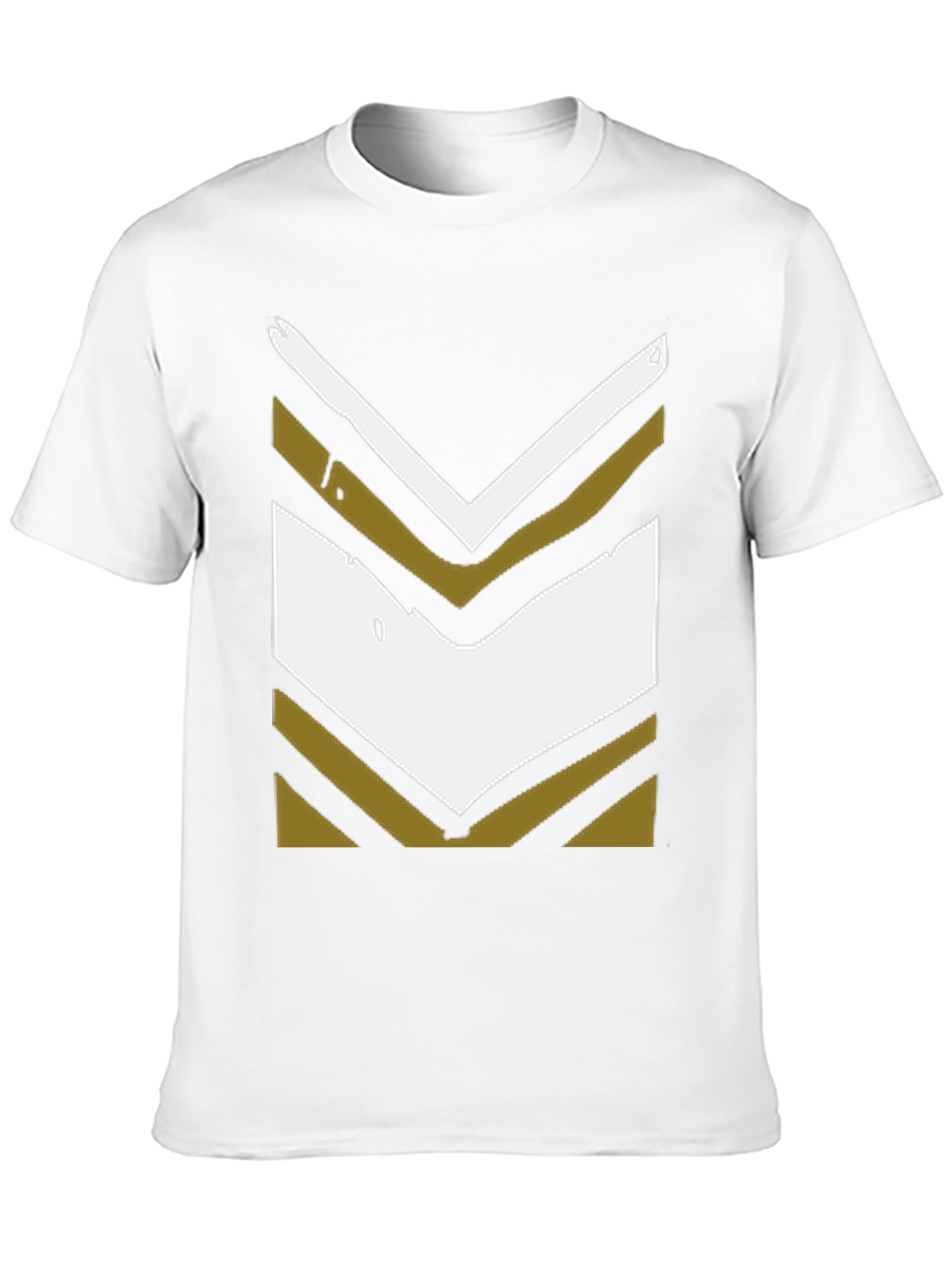 Retro Chevron Graphic Tee - Black