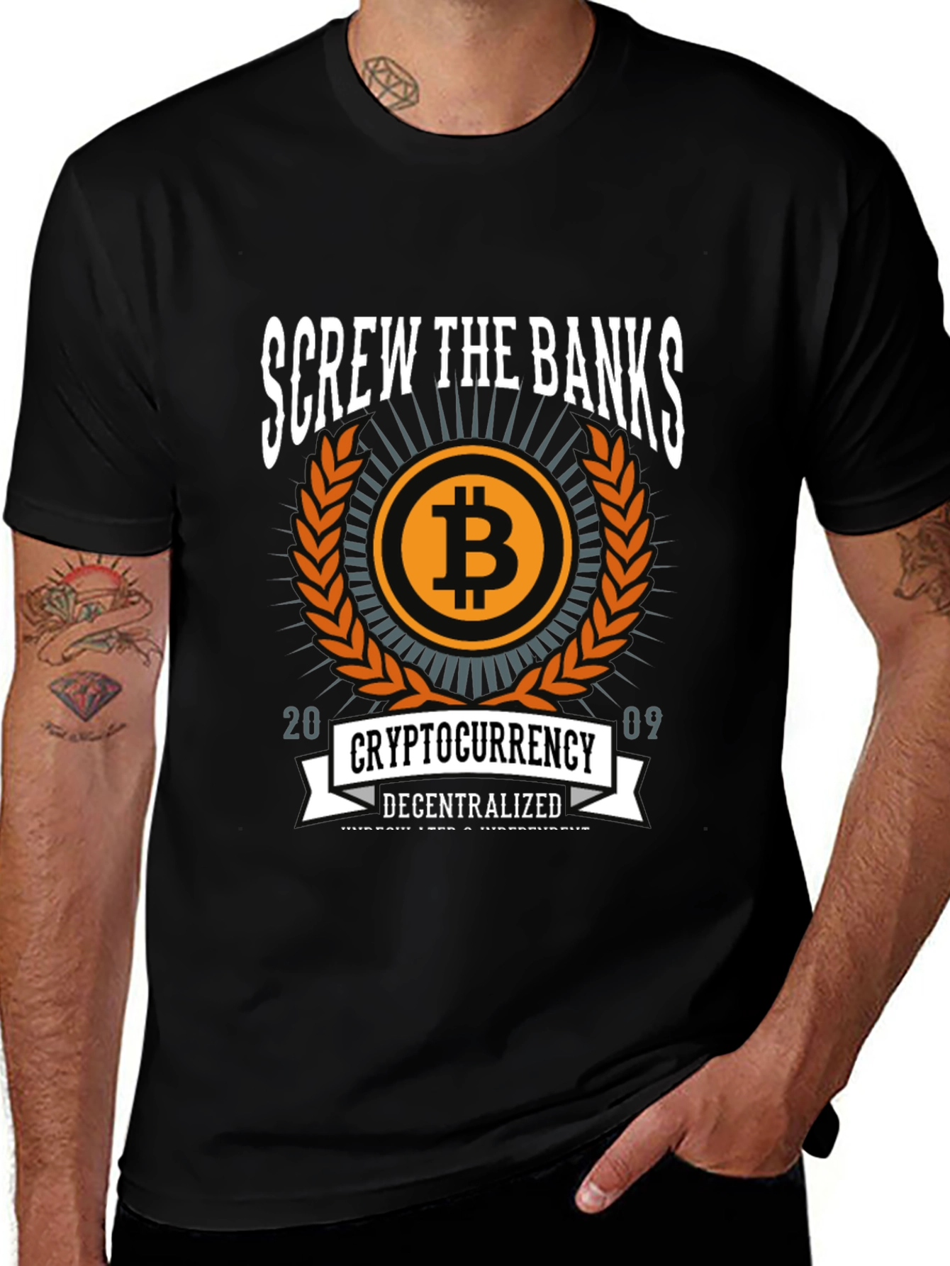 Bitcoin Crypto Decentralized T-Shirt