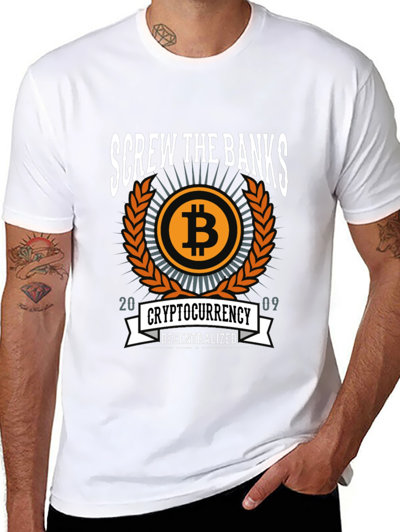 Bitcoin Crypto Decentralized T-Shirt