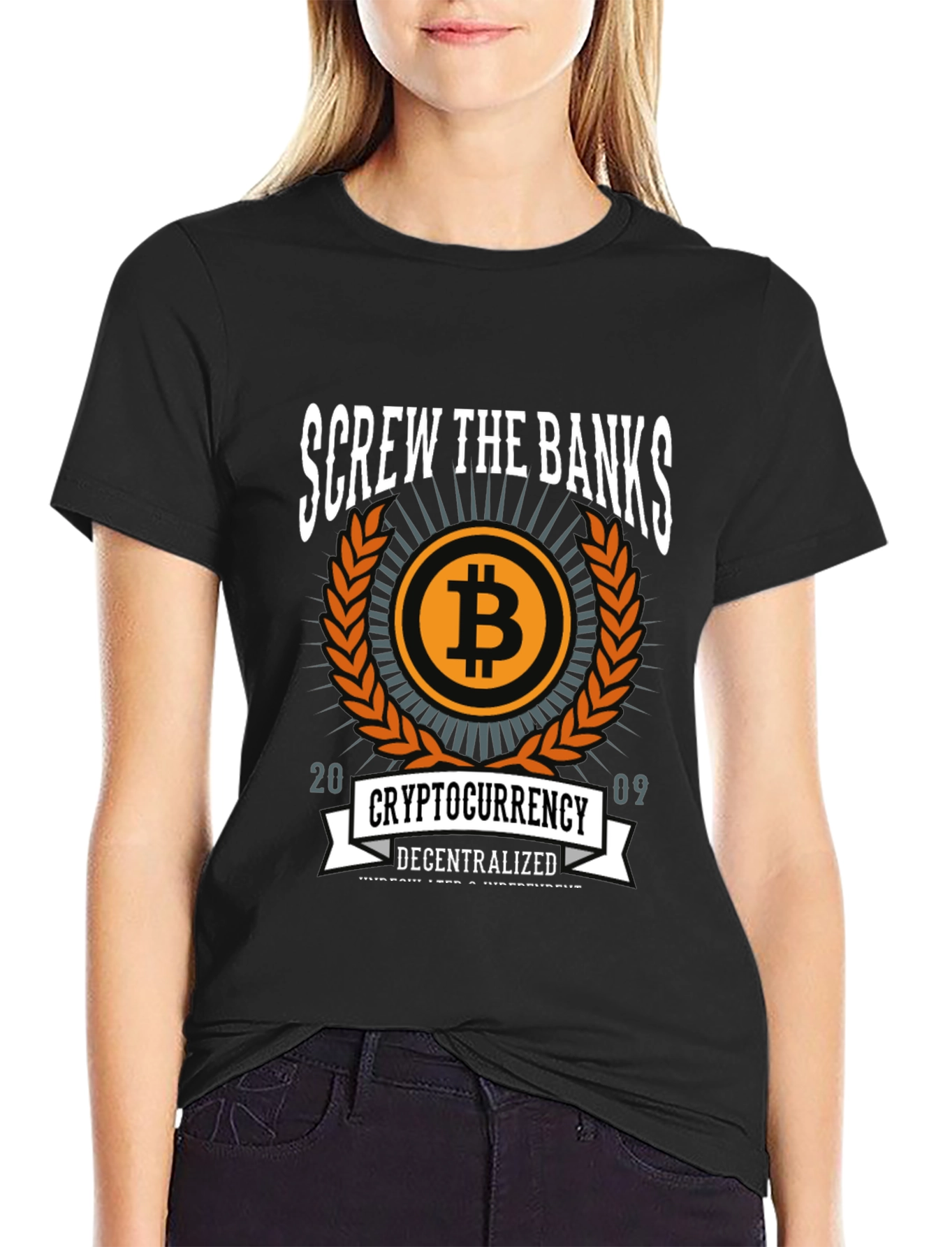 Bitcoin Crypto Decentralized T-Shirt