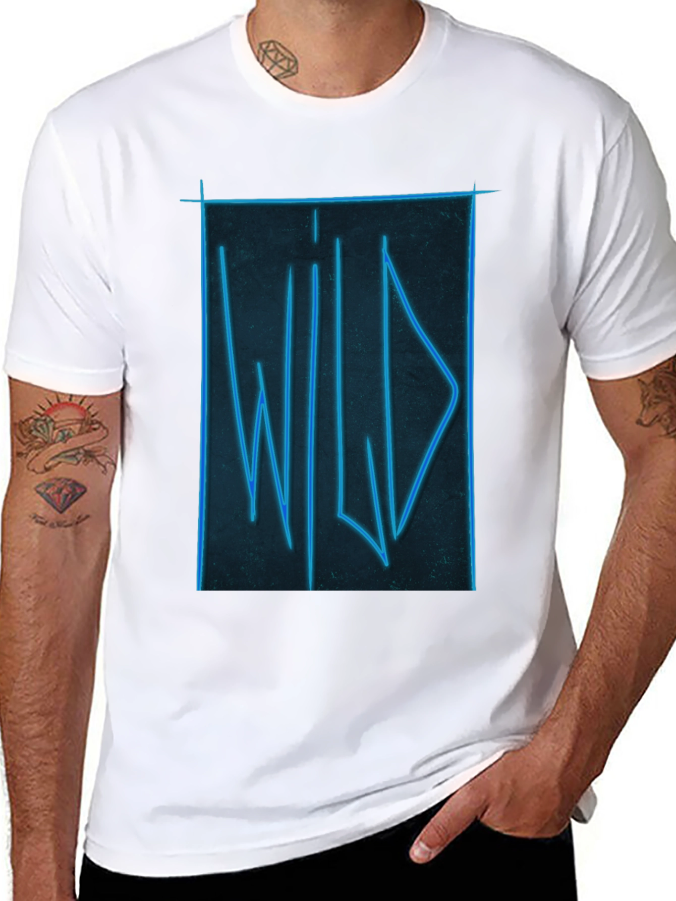 Wild Neon Graphic Tee - Soft Cotton