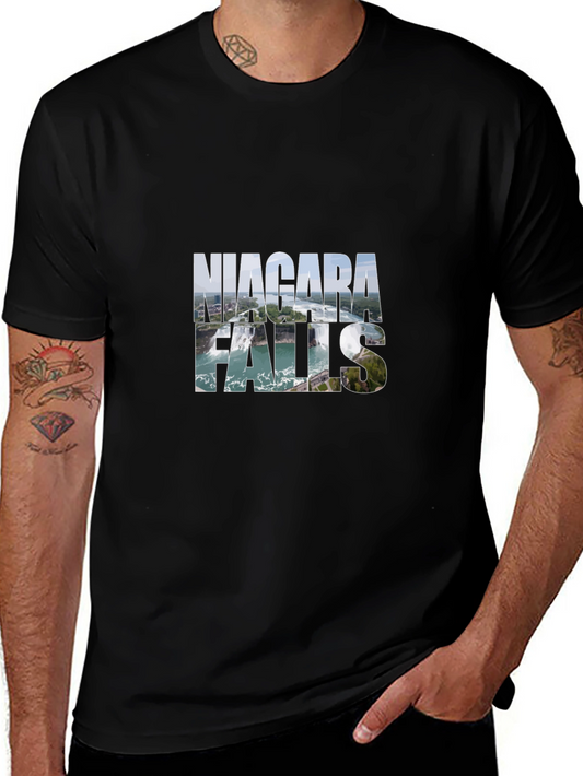 Niagara Falls Graphic Tee - Black