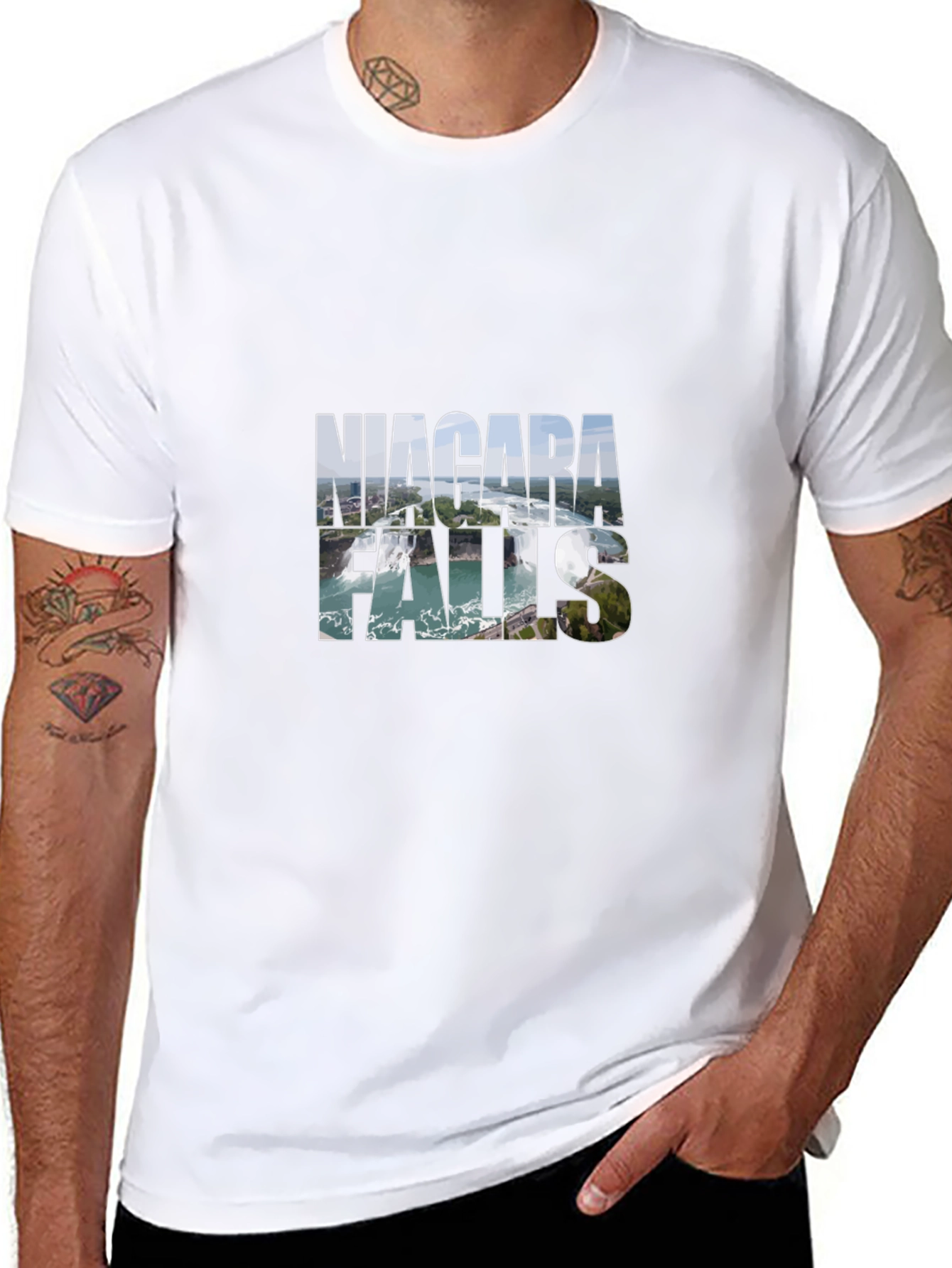 Niagara Falls Graphic Tee - Black