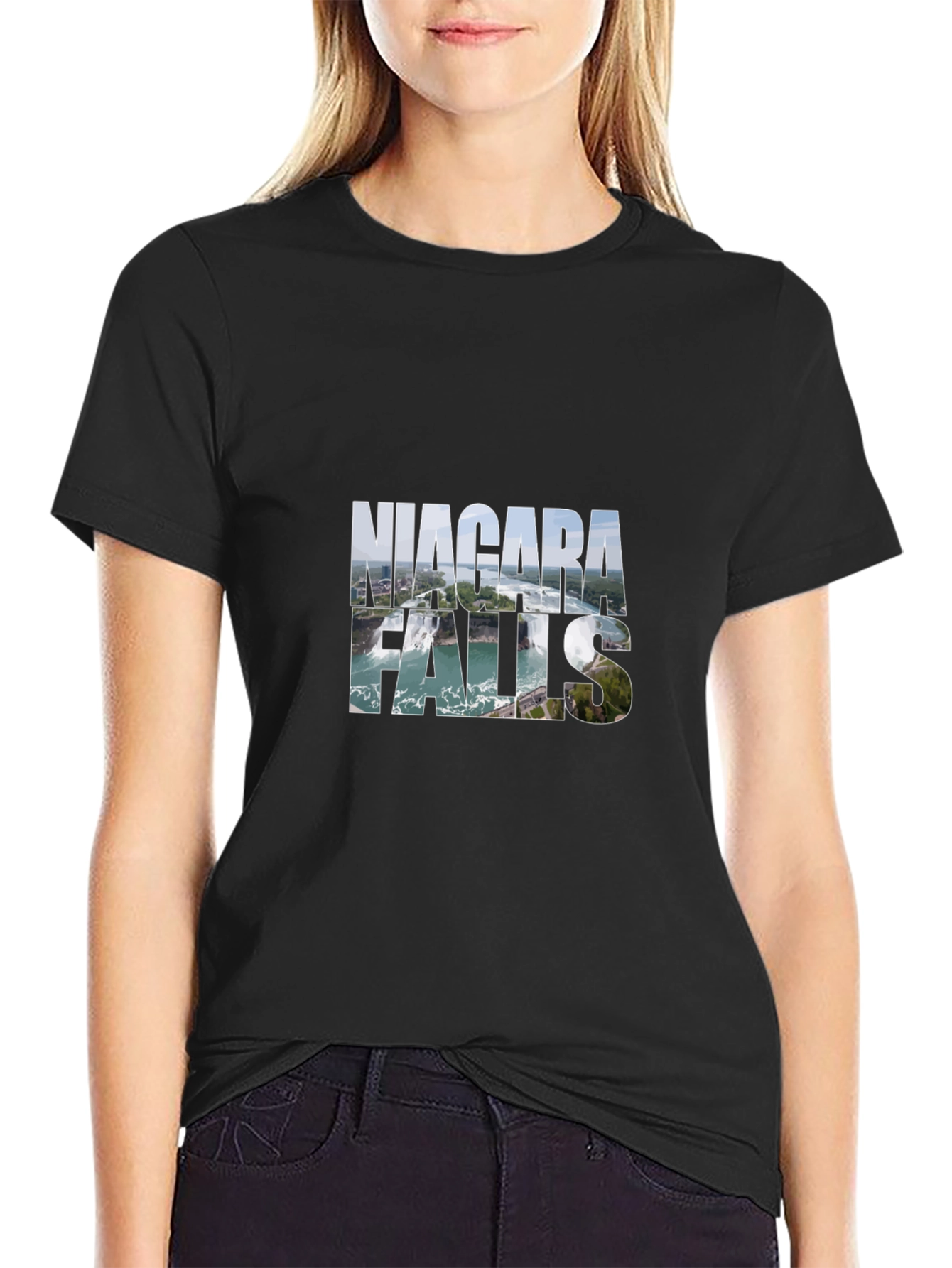 Niagara Falls Graphic Tee - Black