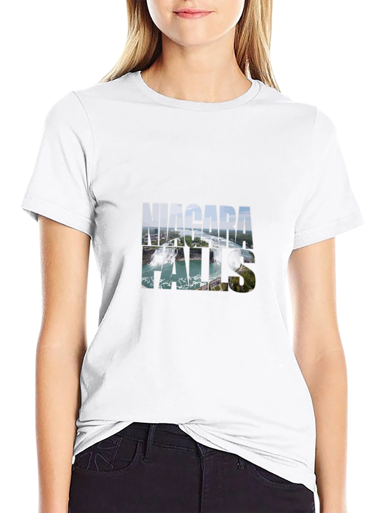 Niagara Falls Graphic Tee - Black