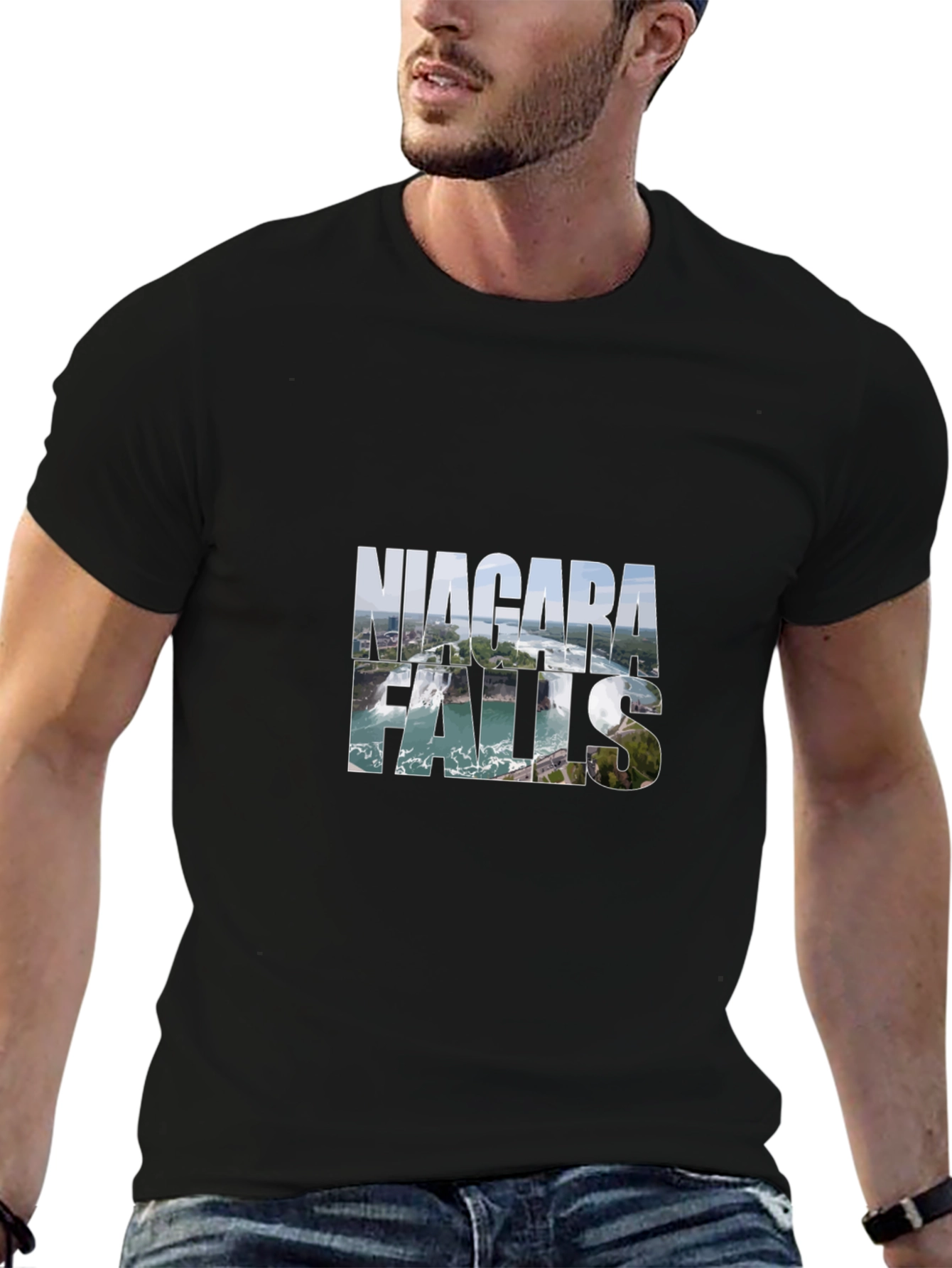 Niagara Falls Graphic Tee - Black