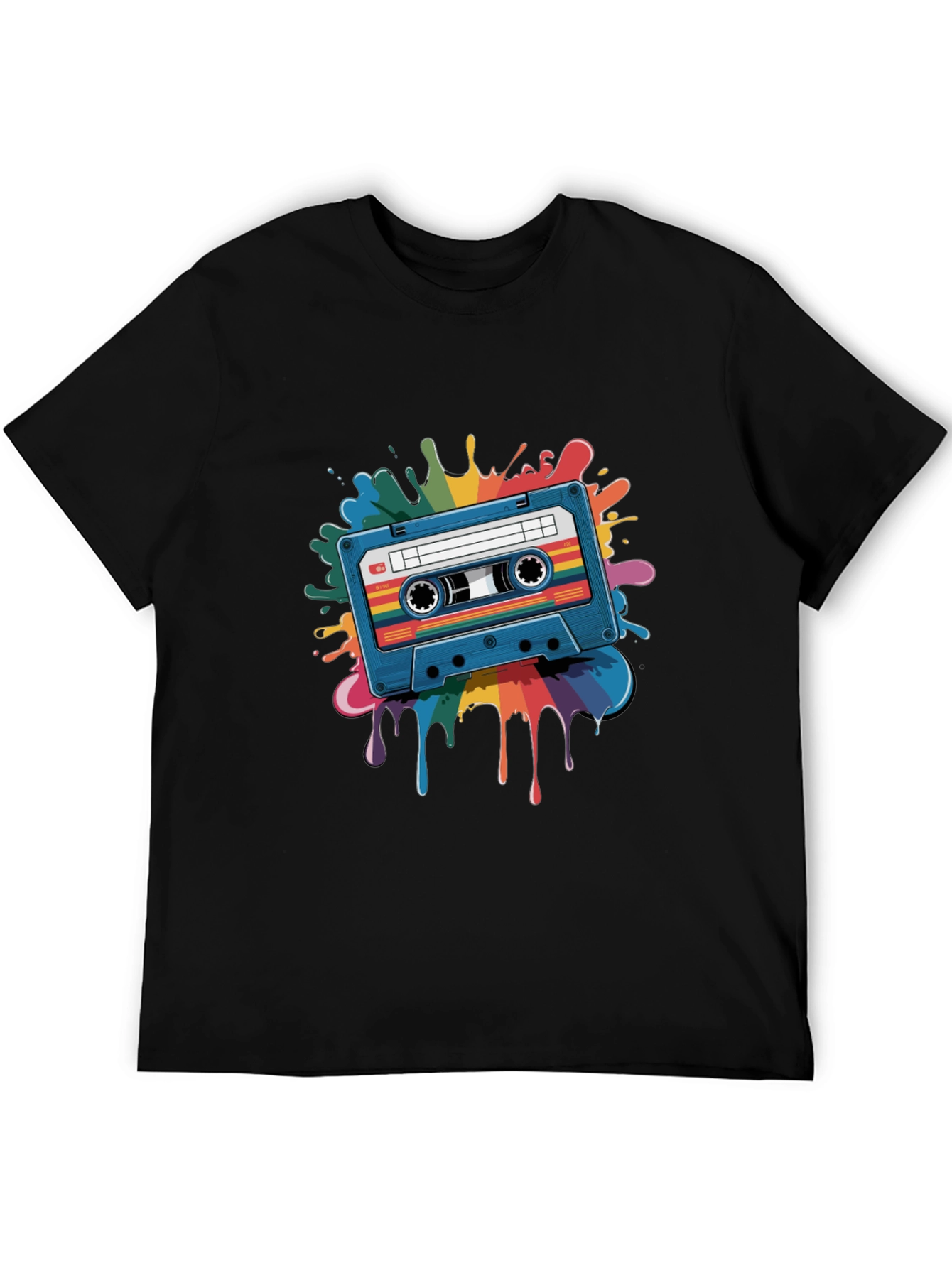Retro Cassette Tape T-Shirt - Music Lover Tee