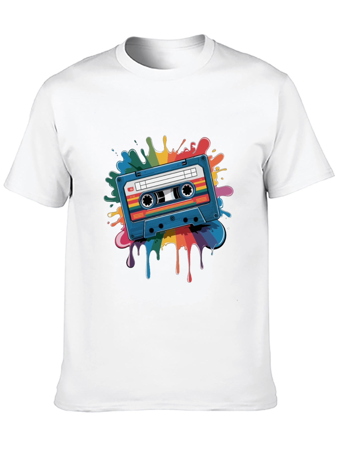 Retro Cassette Tape T-Shirt - Music Lover Tee