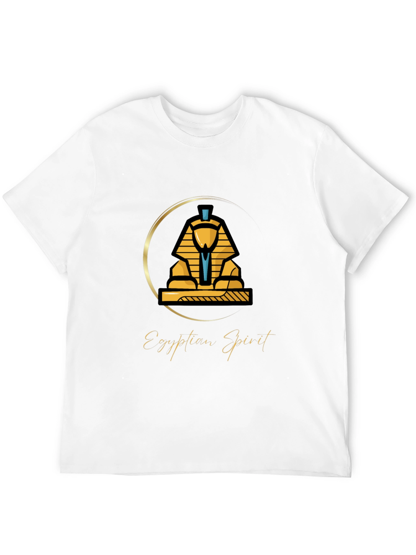 Egyptian Spirit Sphinx Graphic T-Shirt