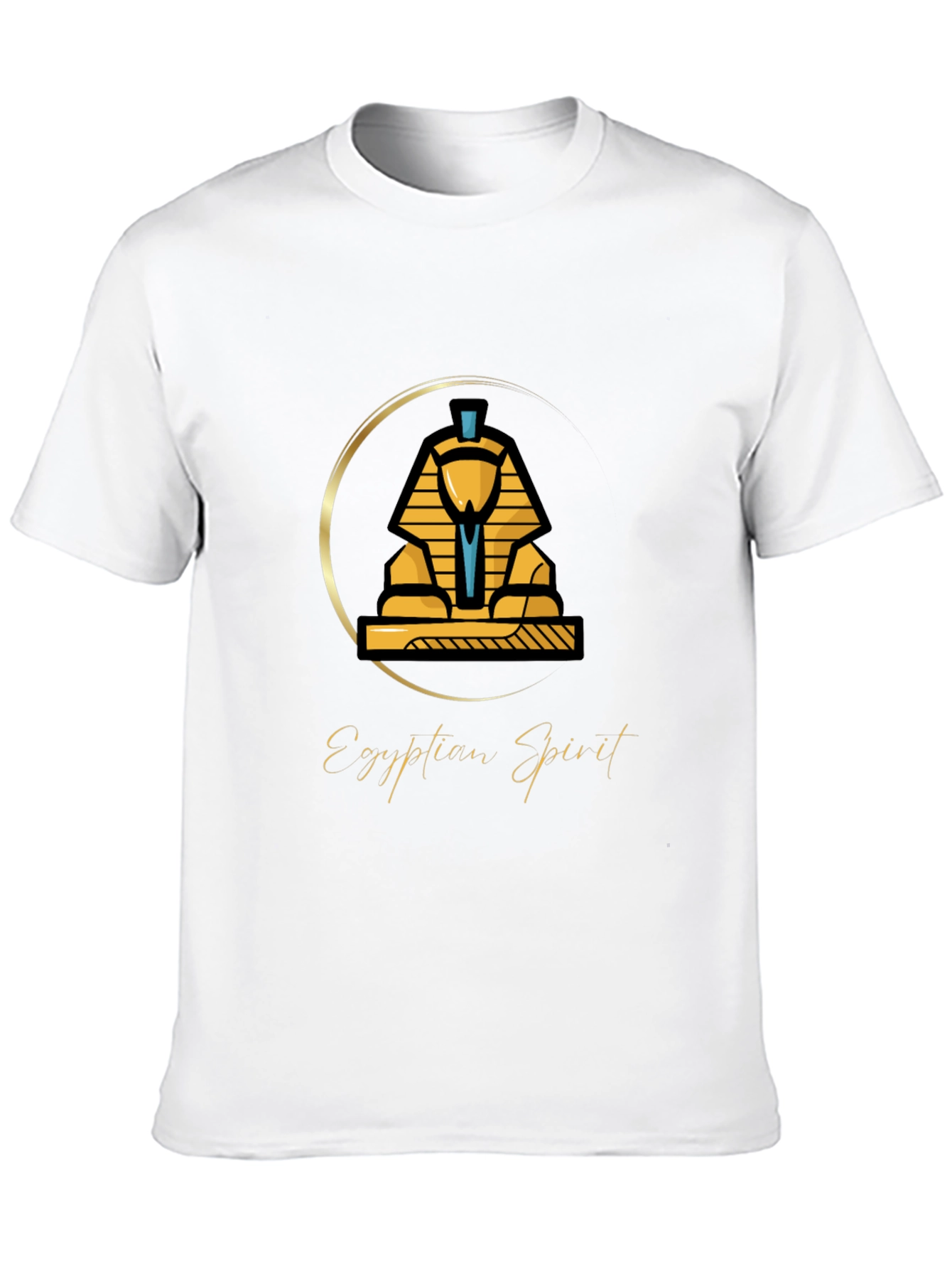Egyptian Spirit Sphinx Graphic T-Shirt