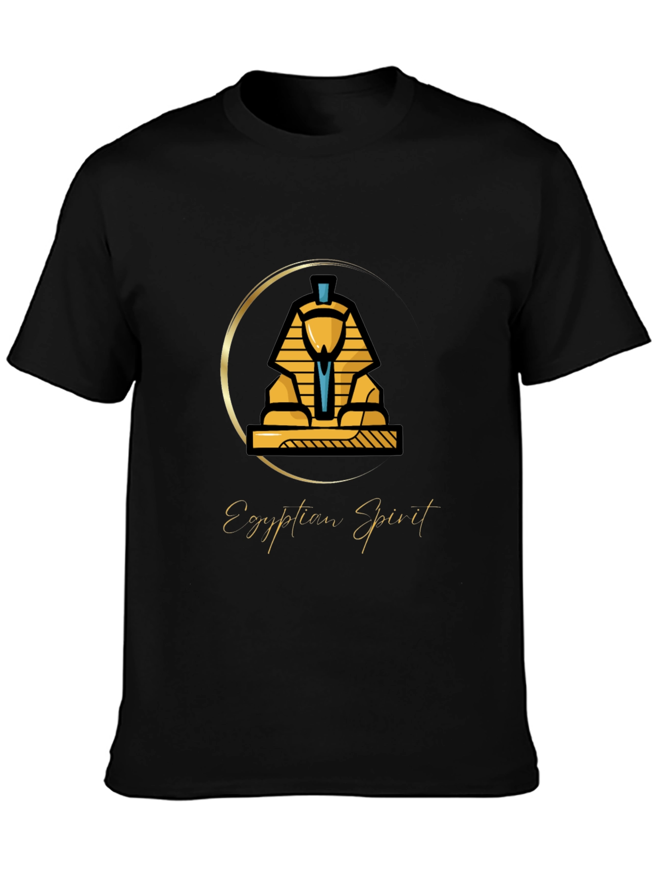 Egyptian Spirit Sphinx Graphic T-Shirt
