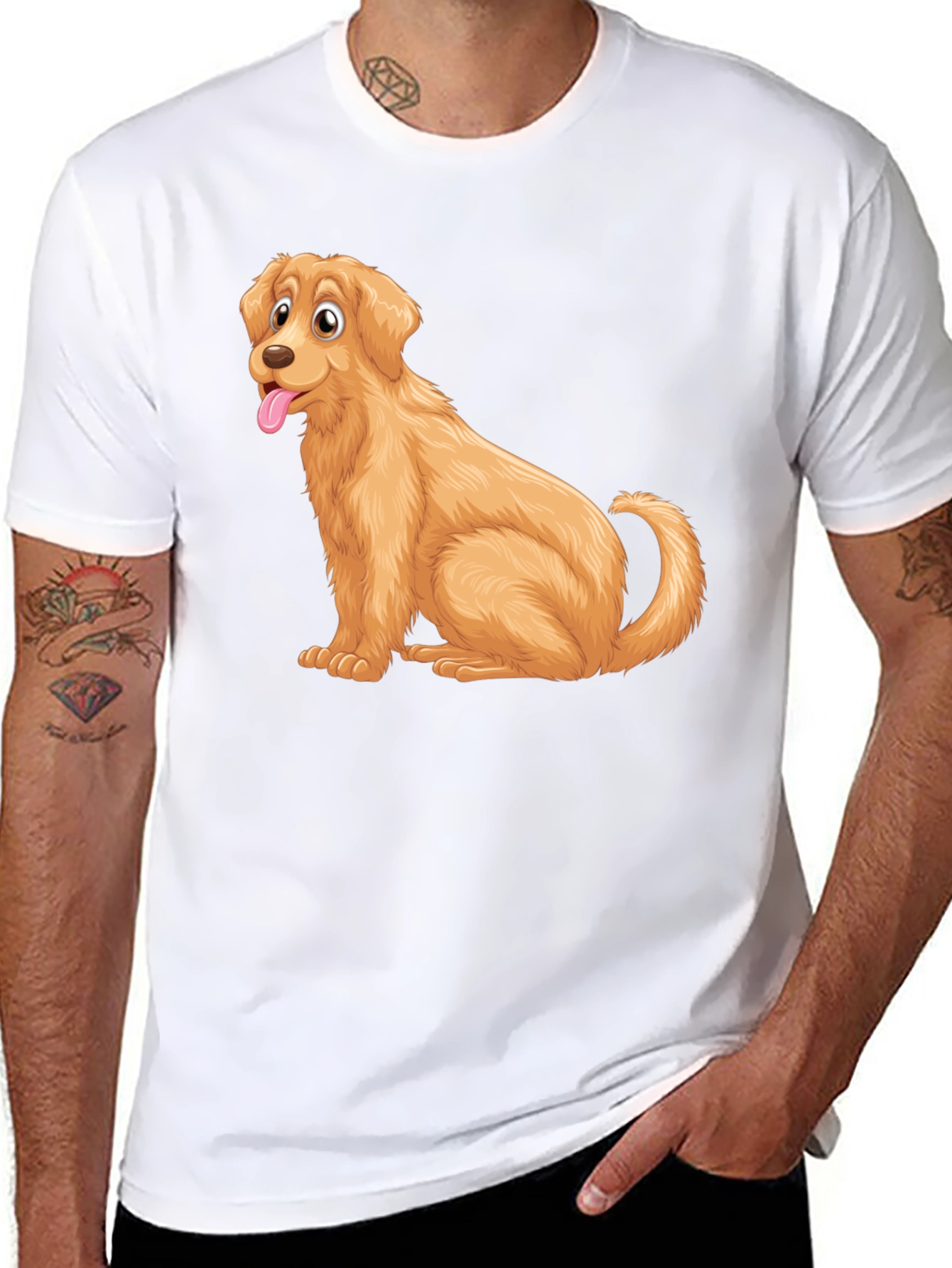 Dog Graphic Tee - Cute Pet Lover Shirt