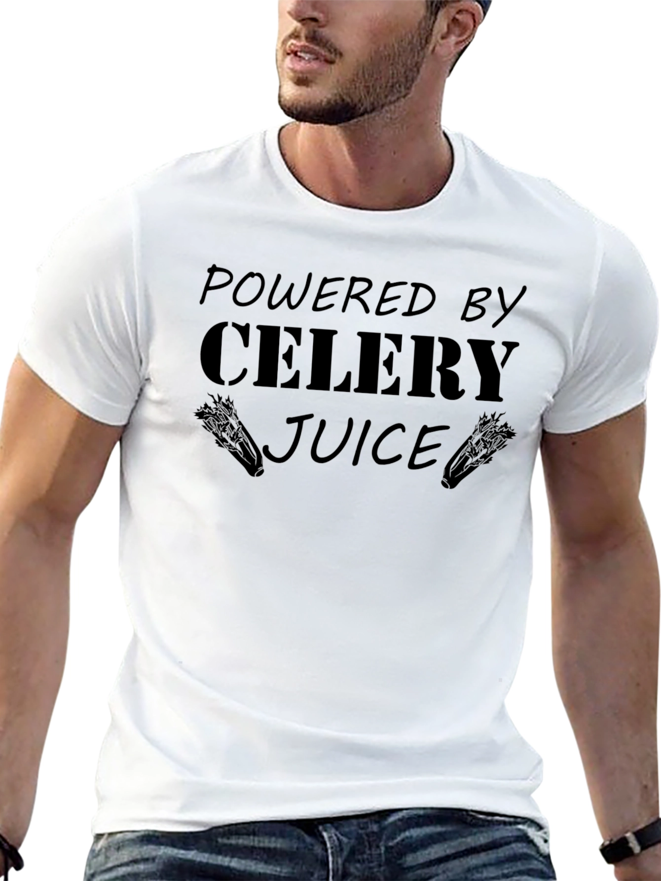 Powered by Celery Juice Graphic Tee - Unisex