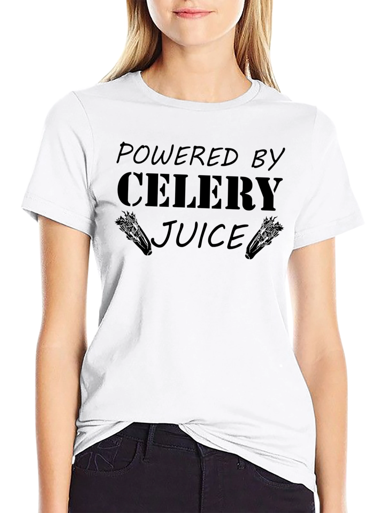 Powered by Celery Juice Graphic Tee - Unisex