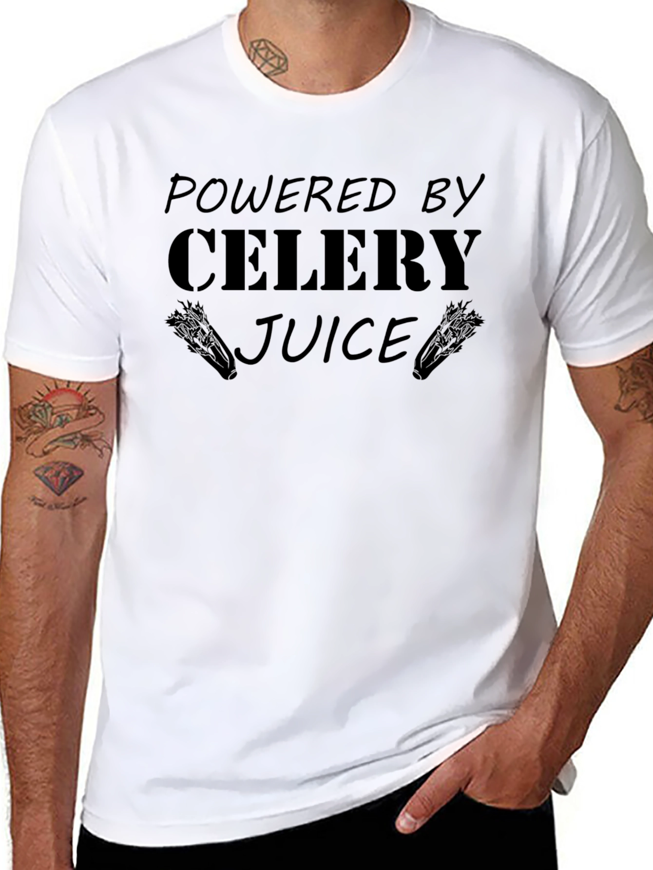 Powered by Celery Juice Graphic Tee - Unisex