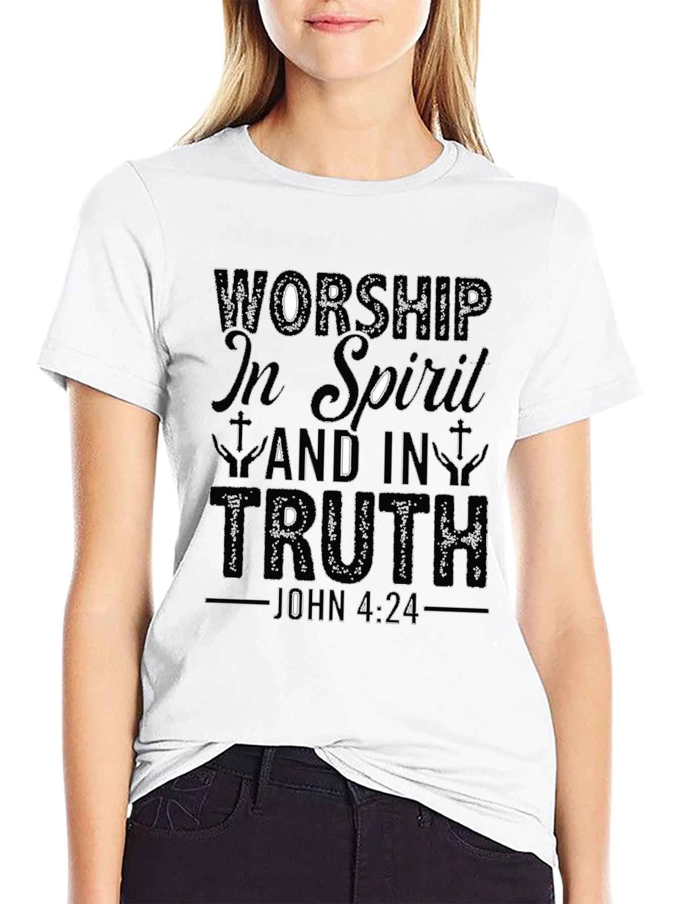Worship in Spirit & Truth Christian T-Shirt