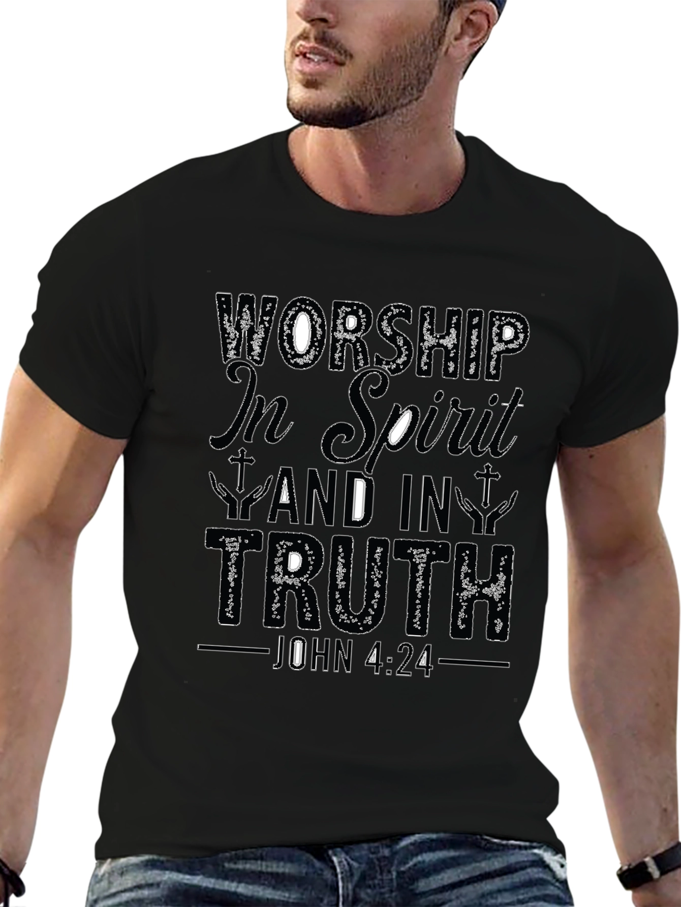 Worship in Spirit & Truth Christian T-Shirt