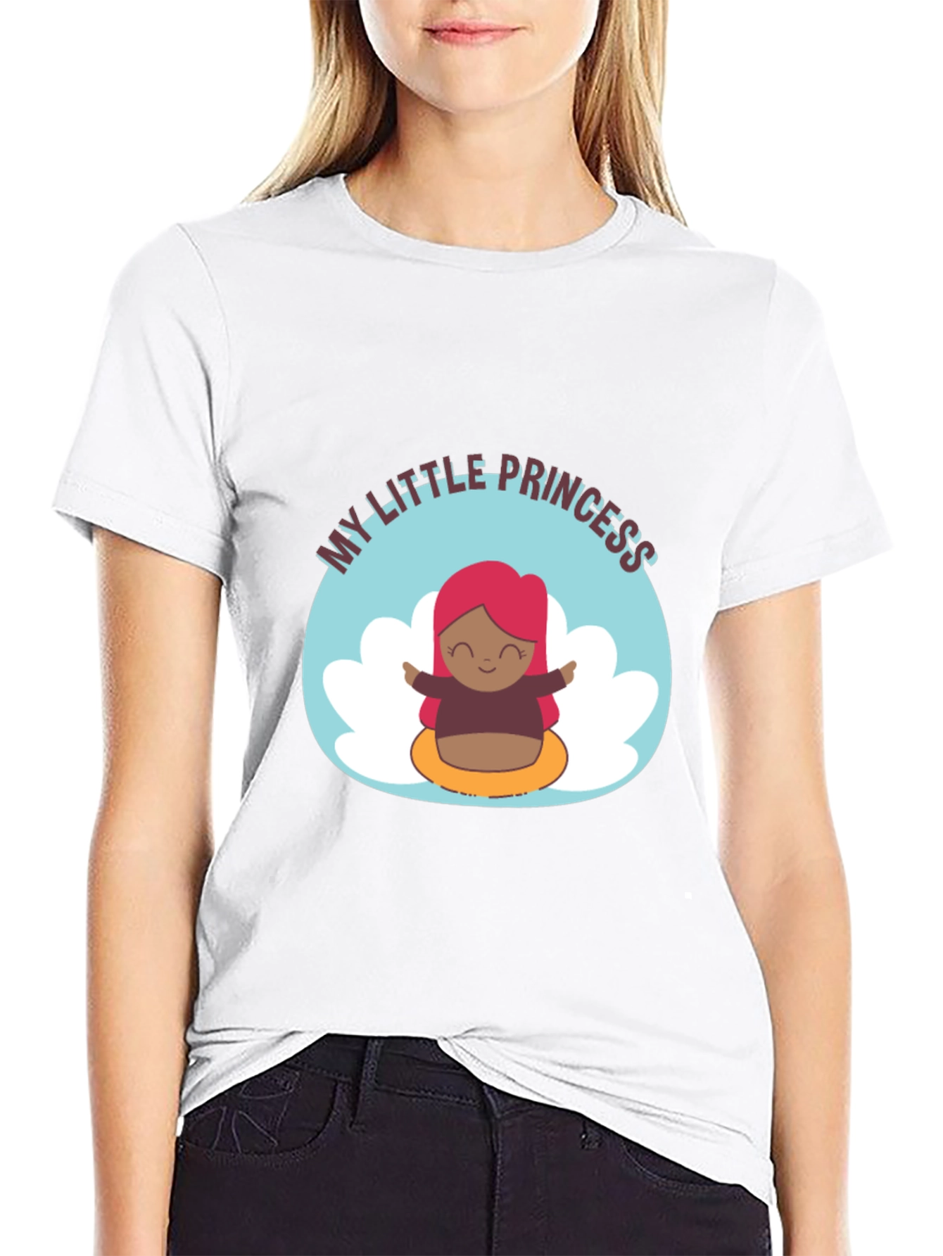 My Little Princess Black T-Shirt