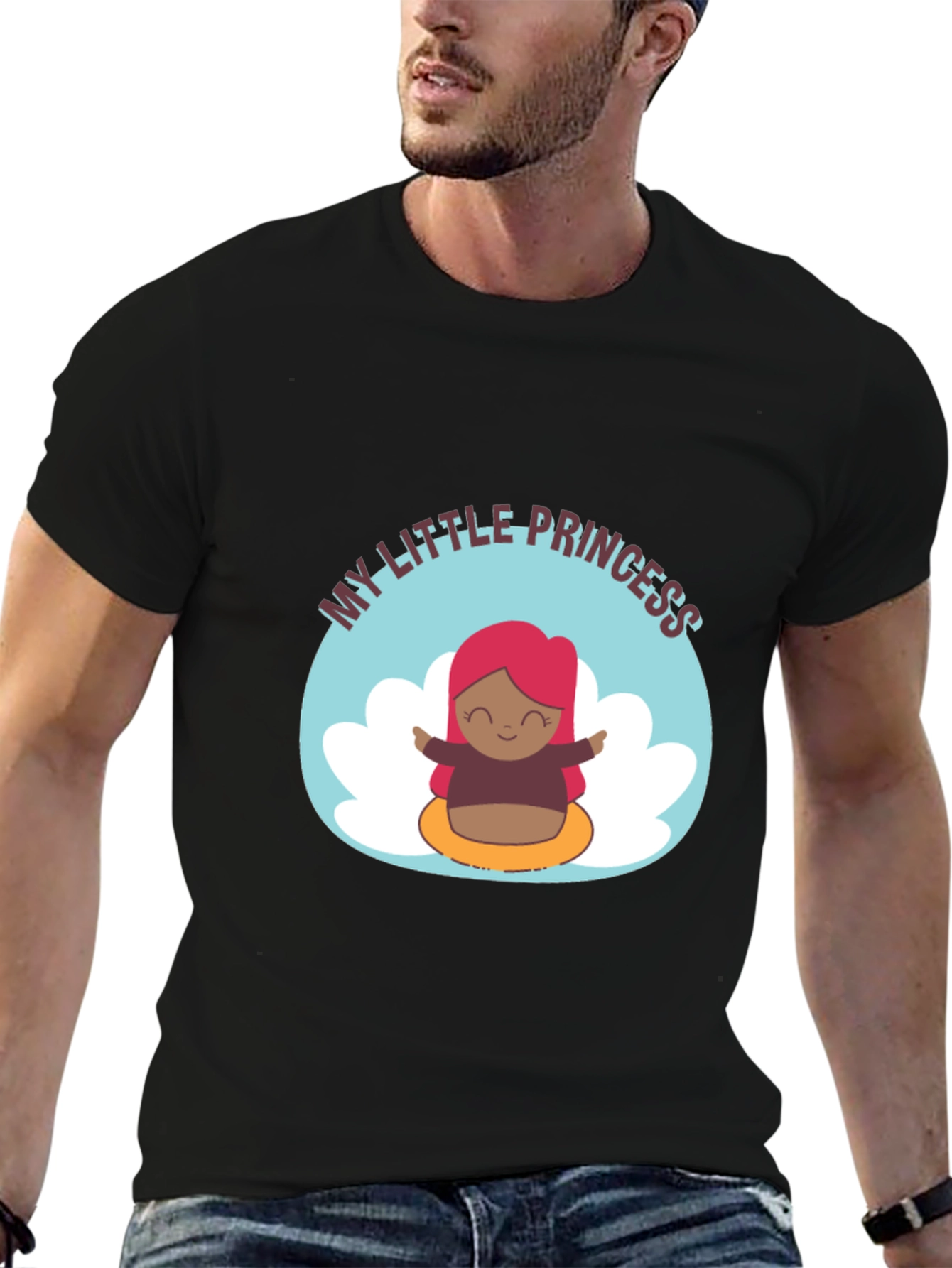 My Little Princess Black T-Shirt