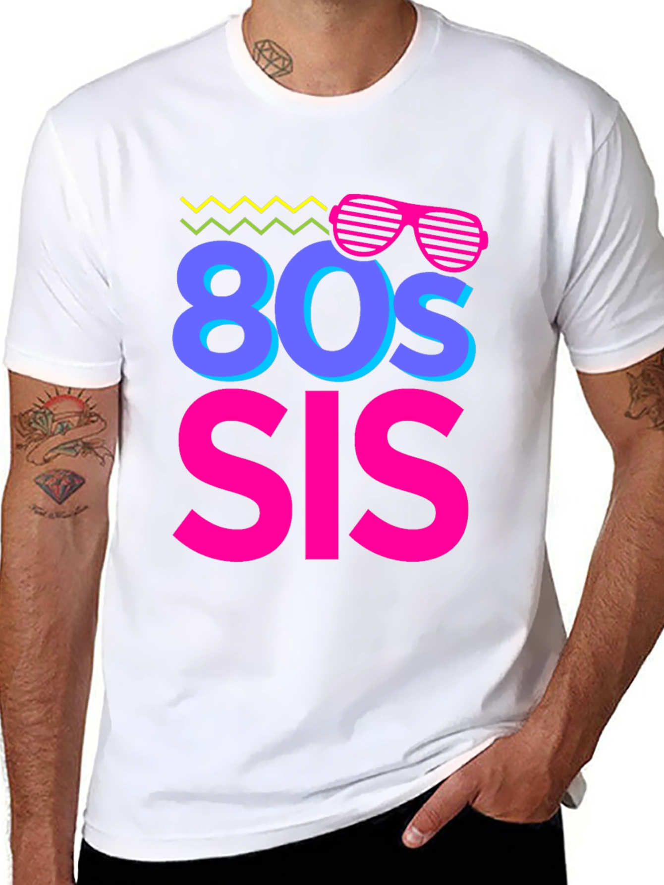 80s Sis Graphic Tee - Retro Style