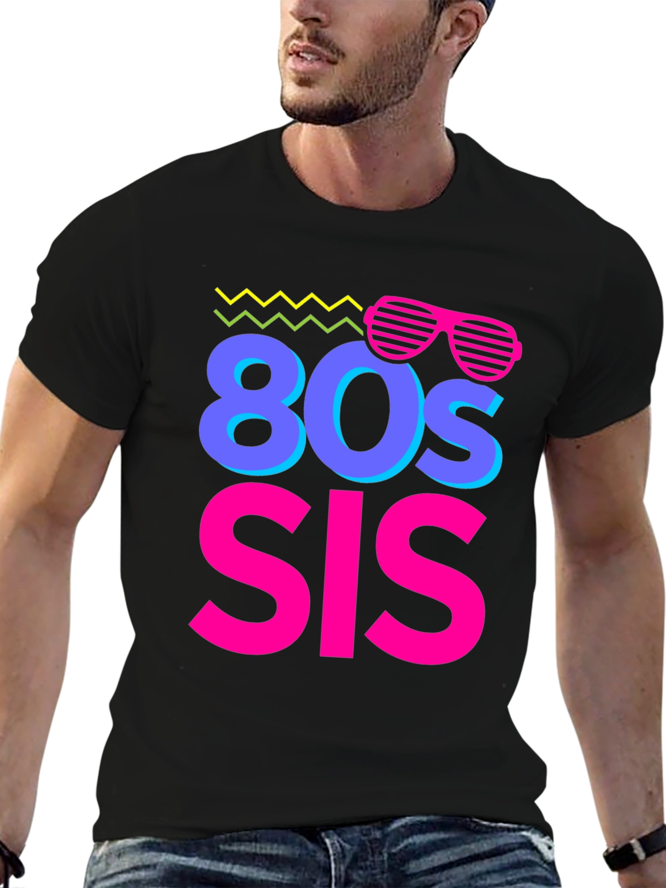 80s Sis Graphic Tee - Retro Style