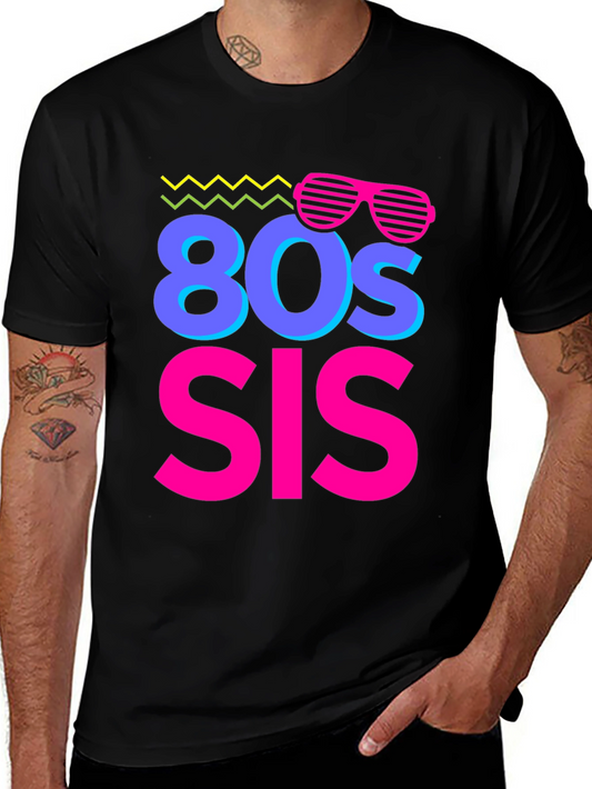 80s Sis Graphic Tee - Retro Style