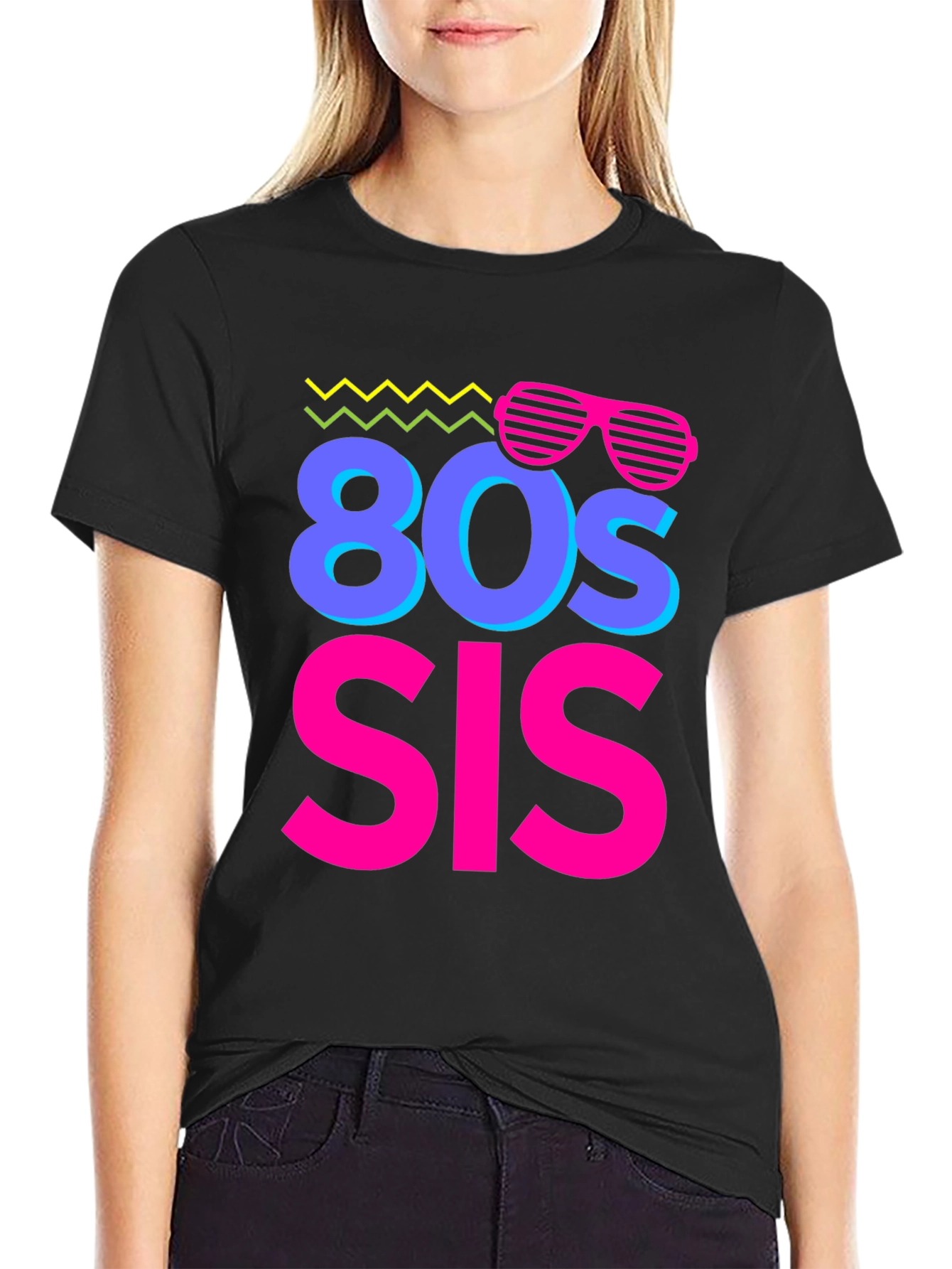 80s Sis Graphic Tee - Retro Style