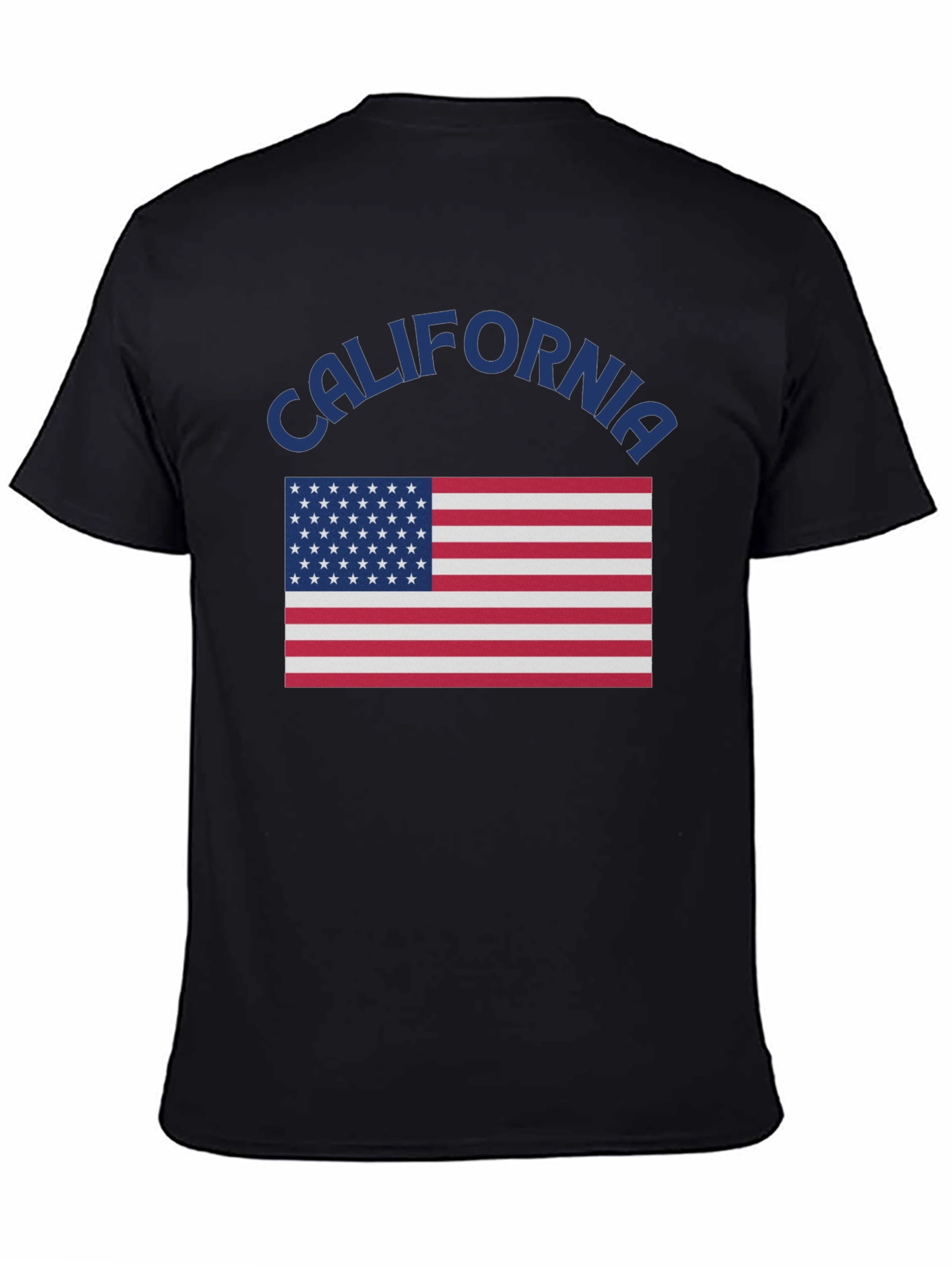 California US Flag Graphic Tee - Patriotic Pride