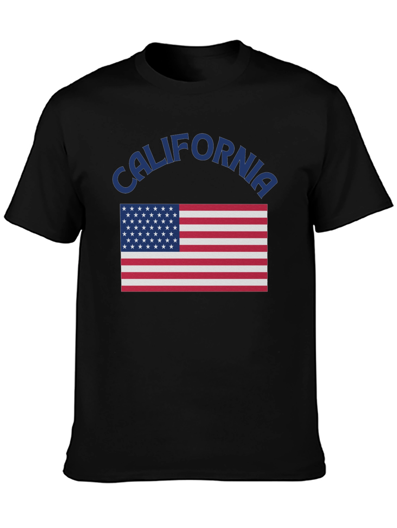California US Flag Graphic Tee - Patriotic Pride