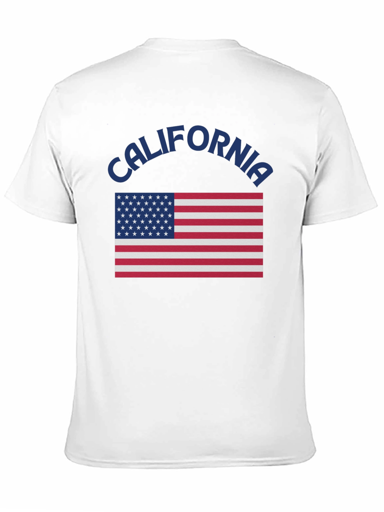 California US Flag Graphic Tee - Patriotic Pride