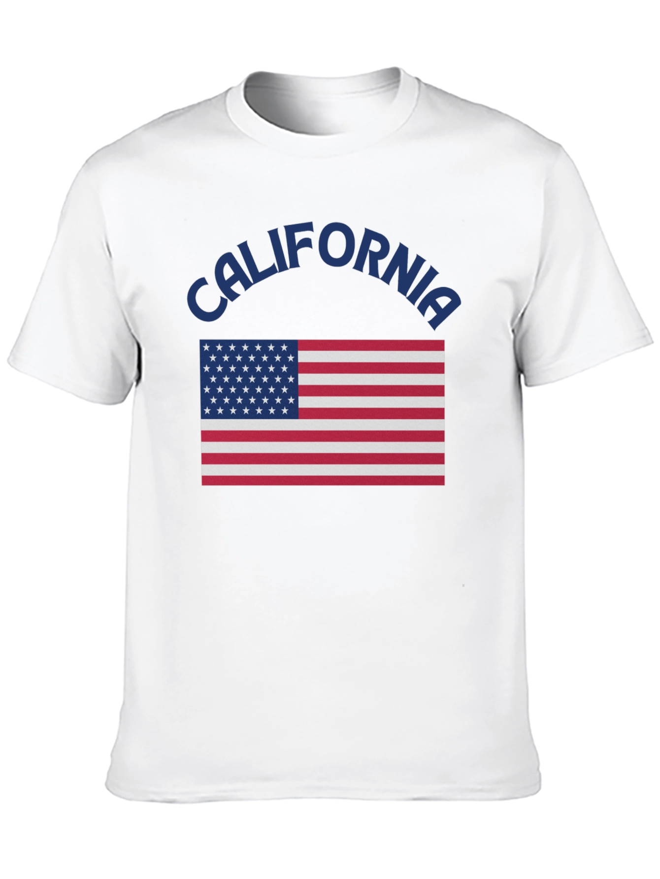 California US Flag Graphic Tee - Patriotic Pride