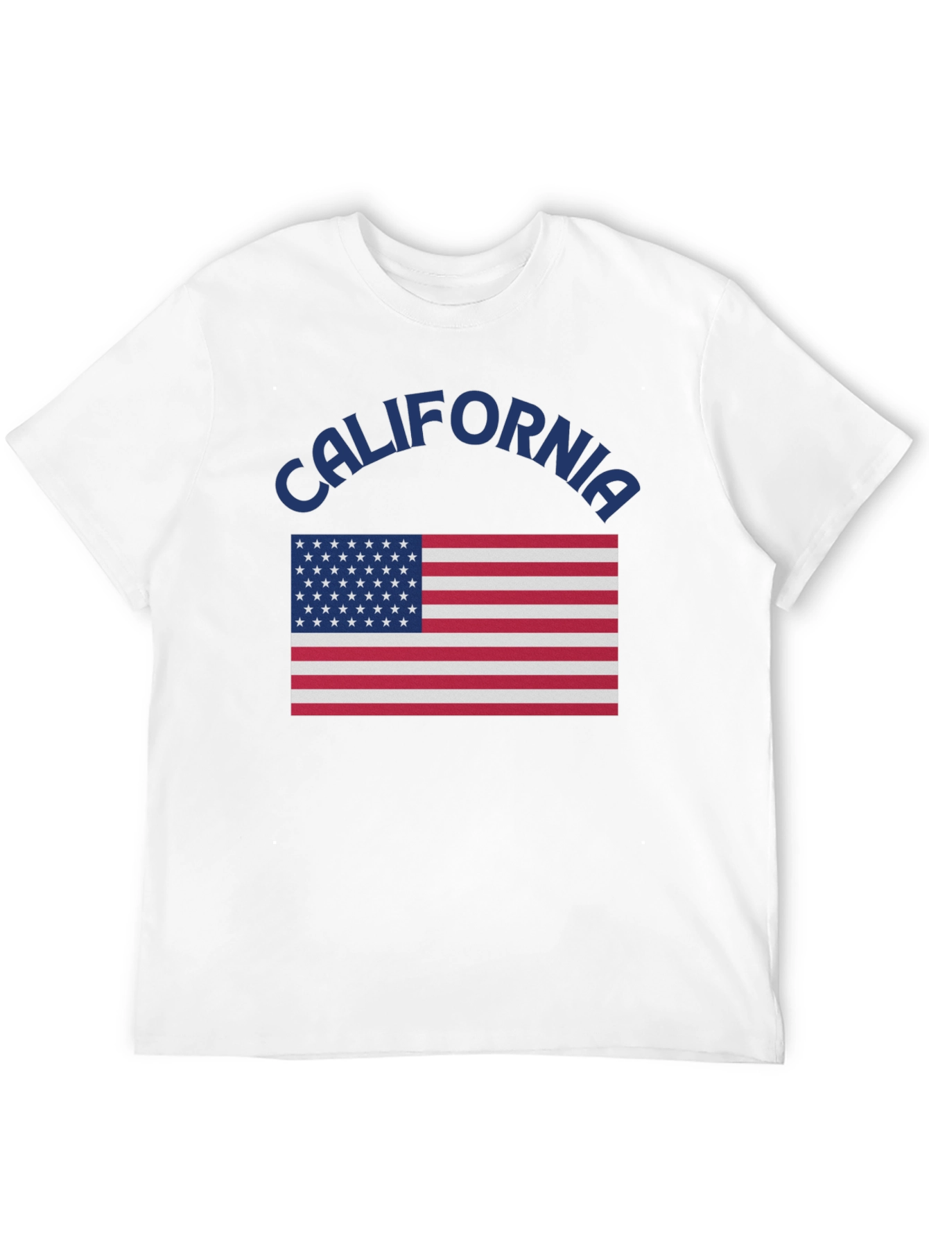 California US Flag Graphic Tee - Patriotic Pride