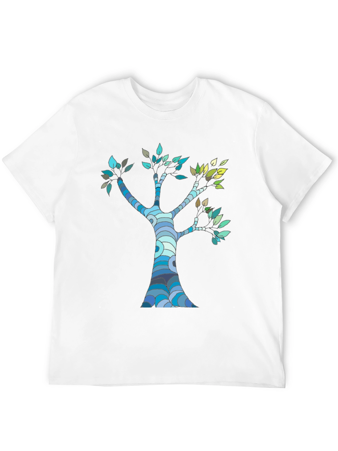 Nature Tree Graphic Print Tee - Stylish Casual Wear
