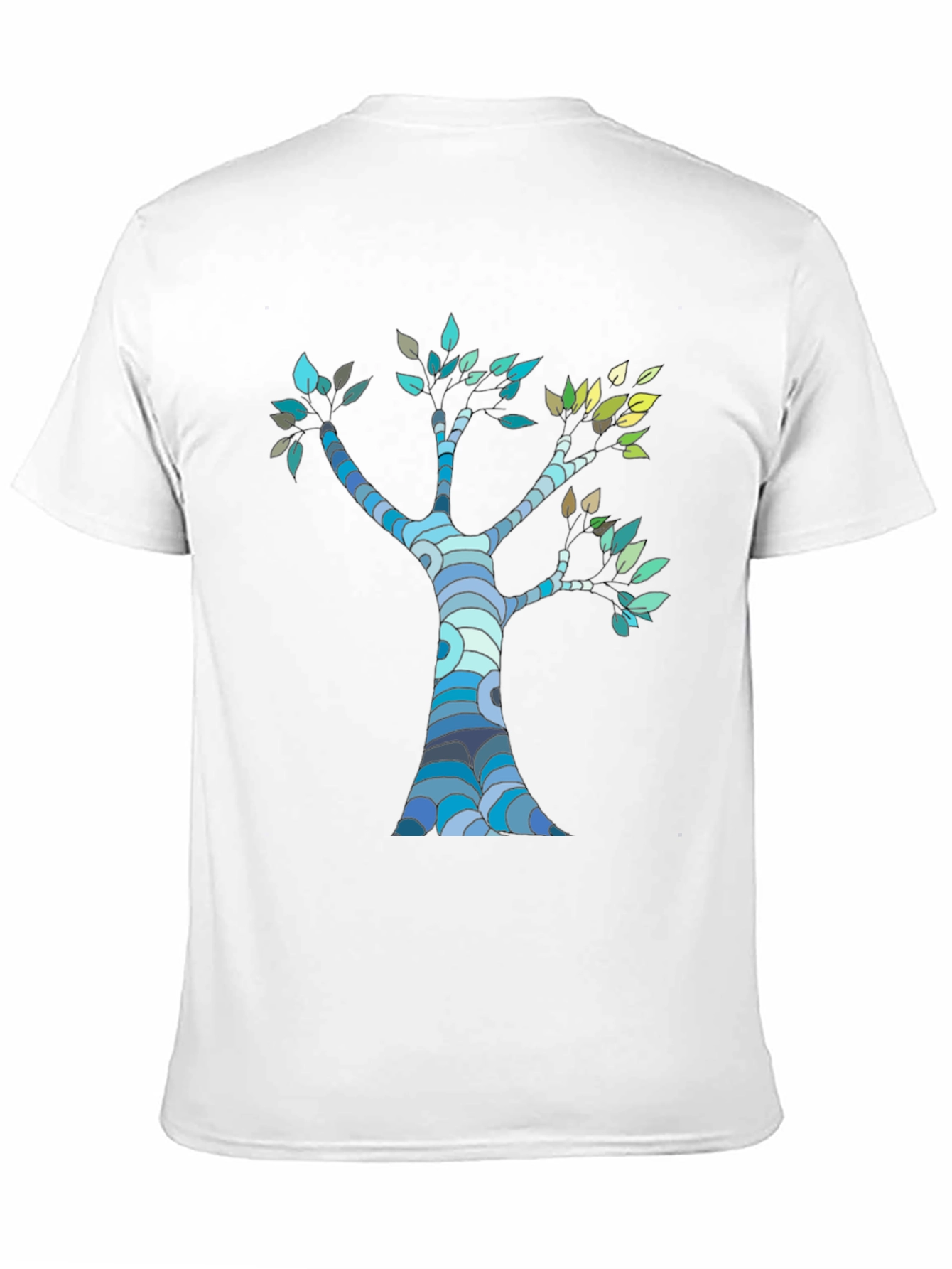 Nature Tree Graphic Print Tee - Stylish Casual Wear