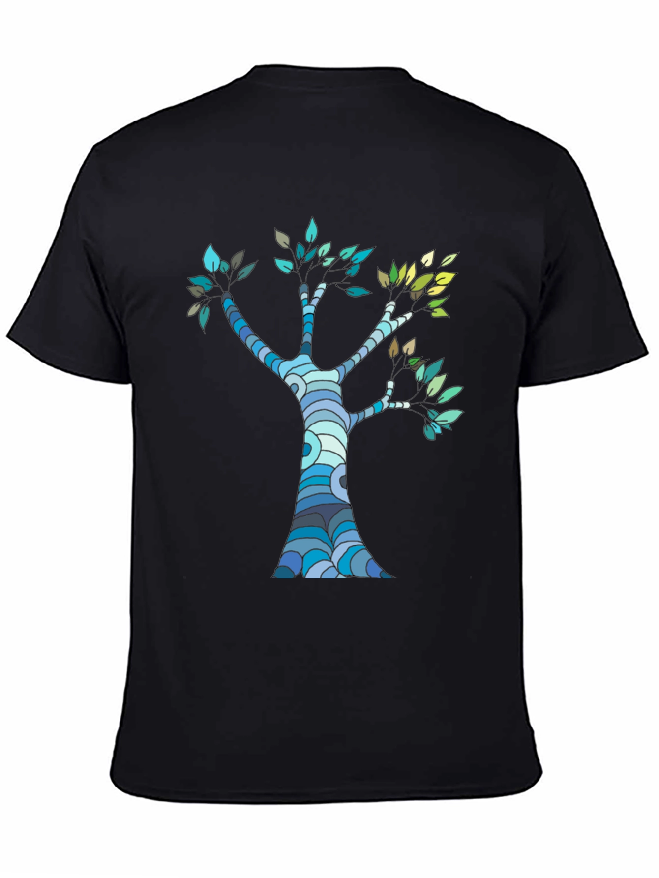 Nature Tree Graphic Print Tee - Stylish Casual Wear
