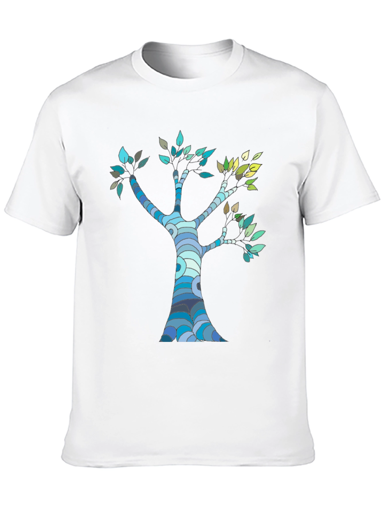 Nature Tree Graphic Print Tee - Stylish Casual Wear